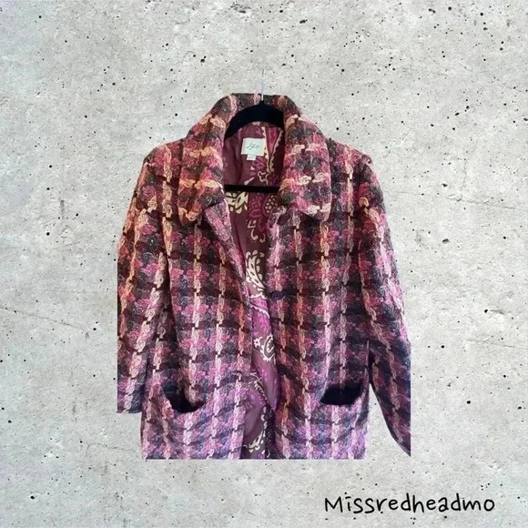 Gorgeous J. Jill Tweed Coat - Small - Picture 2 of 6